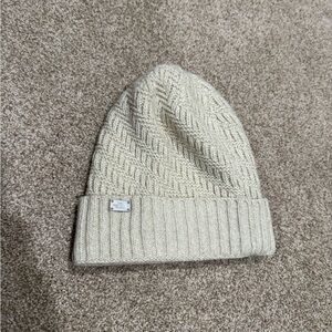 The North Face Cream Knit Beanie